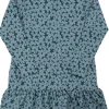 Daneshibuya Dress Blue Grey/Dark Slate FLOWERY