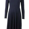 Danesigrid Cotton Dress Dk Navy