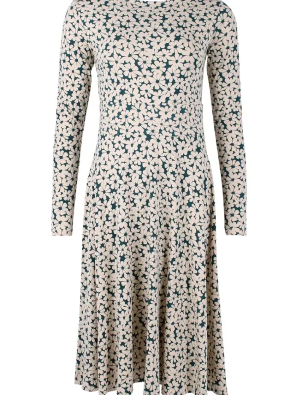Danesigrid Modal Dress Light Beige FLOWERY