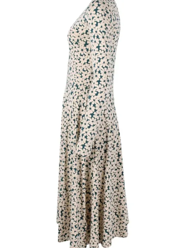Danesigrid Modal Dress Light Beige FLOWERY