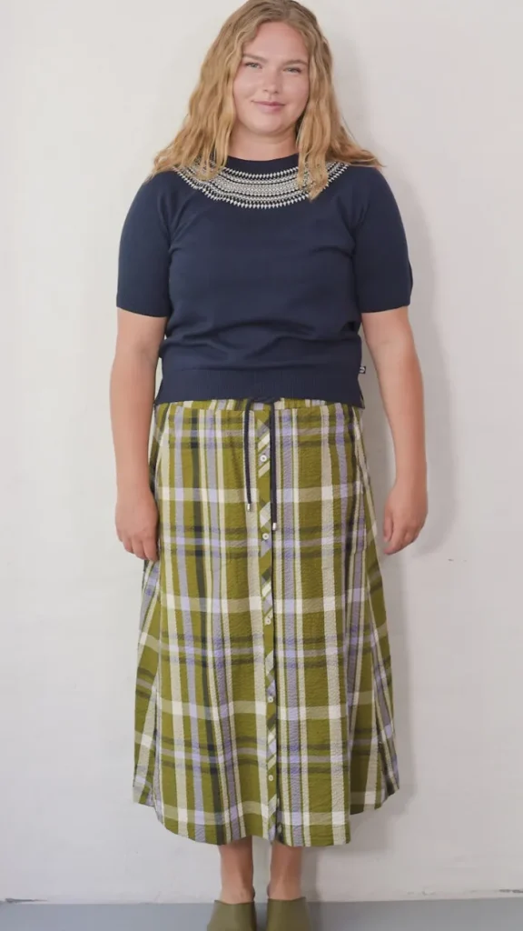 Danesilver Sweater Tee Dk Navy/Chalk