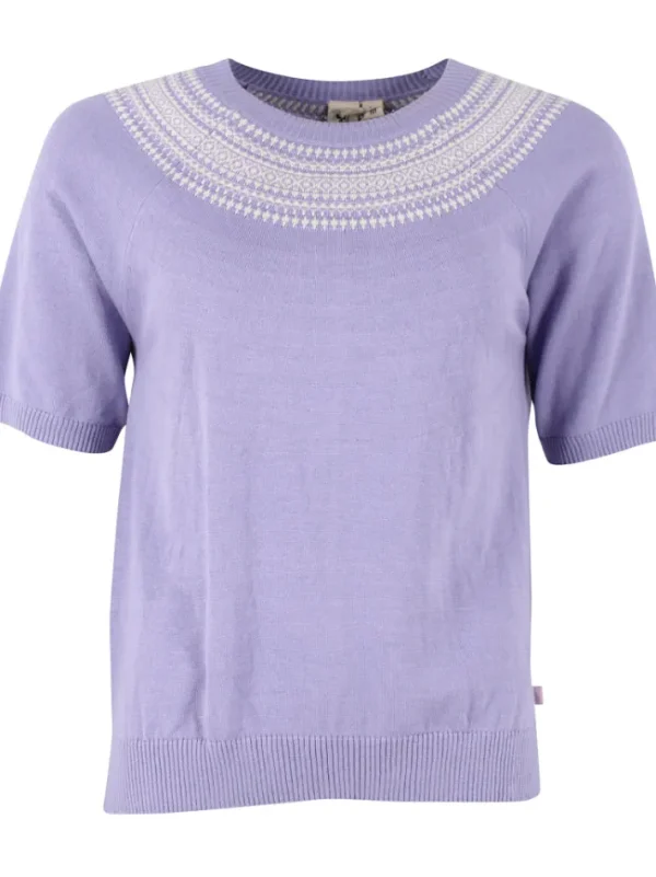 Danesilver Sweater Tee Lilla/Chalk