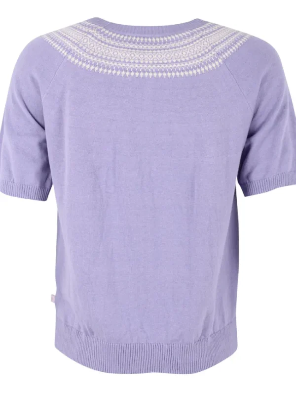 Danesilver Sweater Tee Lilla/Chalk