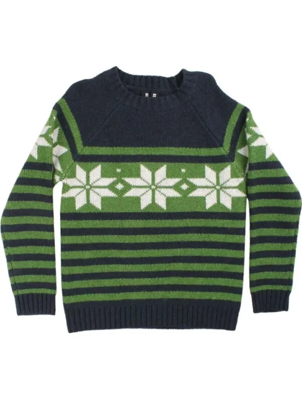 Daneslalom Sweater Dk Navy/Fall Jungle/Chalk