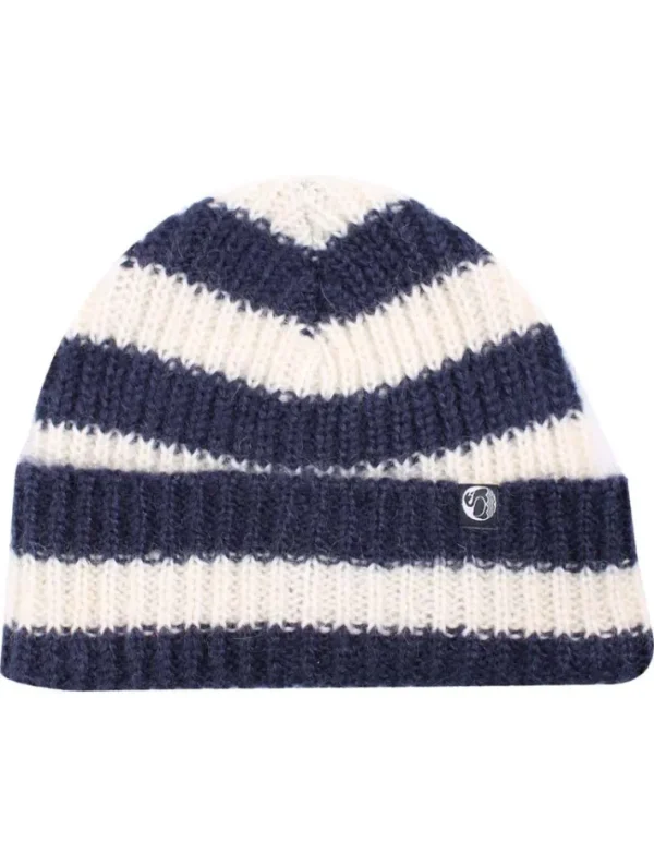 Danesofty Fuzzy Beanie Dk Navy/Chalk