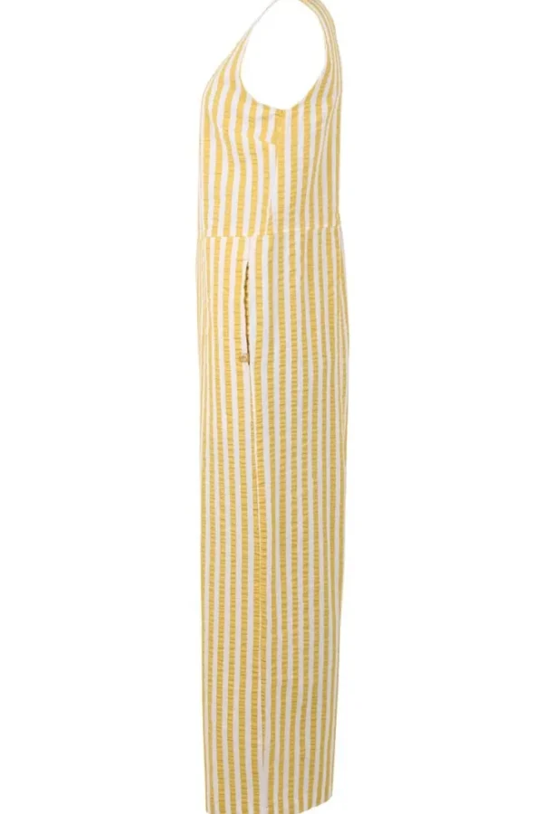 Danesolstice Searsucker Suit Faded Yellow/Chalk