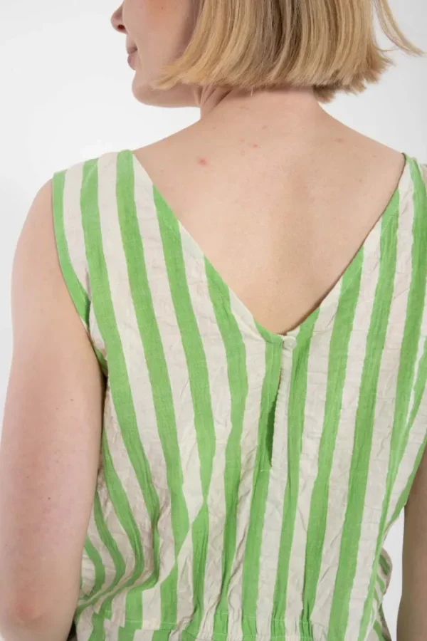 Danesolstice Seersucker Suit Bright Green/Chalk