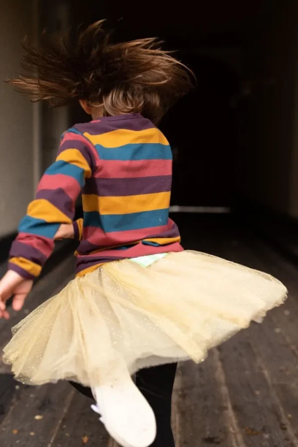 Danesparkle Skirt Gold Glitter