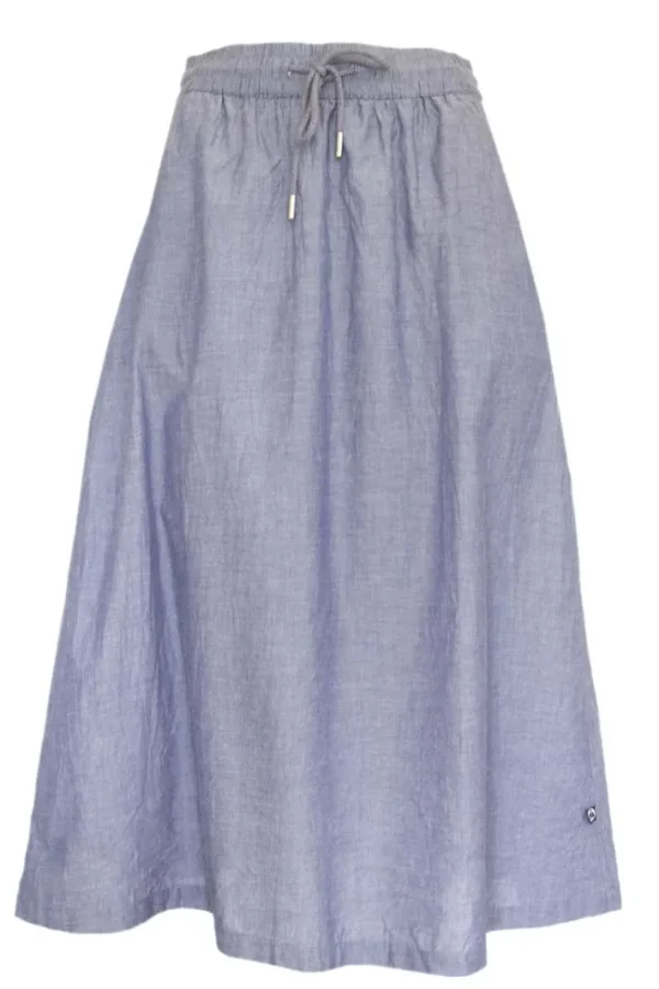 Danespresso Chambrey Skirt - Denim blue