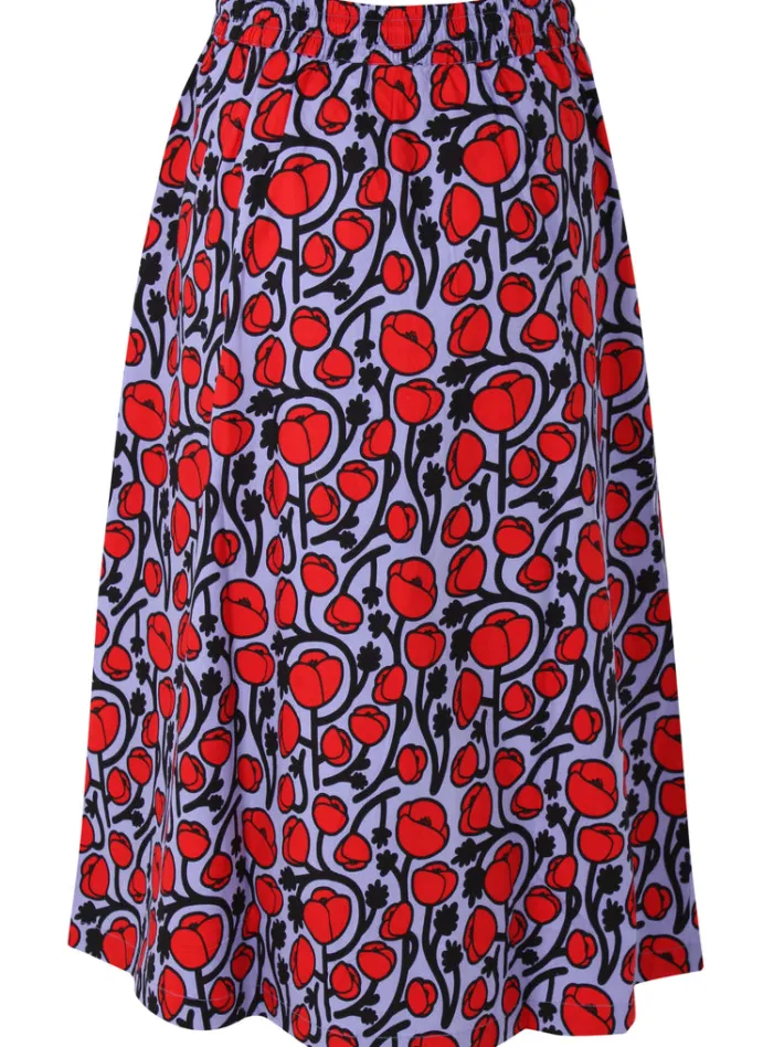 danespresso_poplin_stretc_5.webp Danespresso Poplin Stretch Skirt Purple POPPY