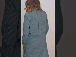 Danespresso Searsucker Skirt Dark Slate/Blue Grey