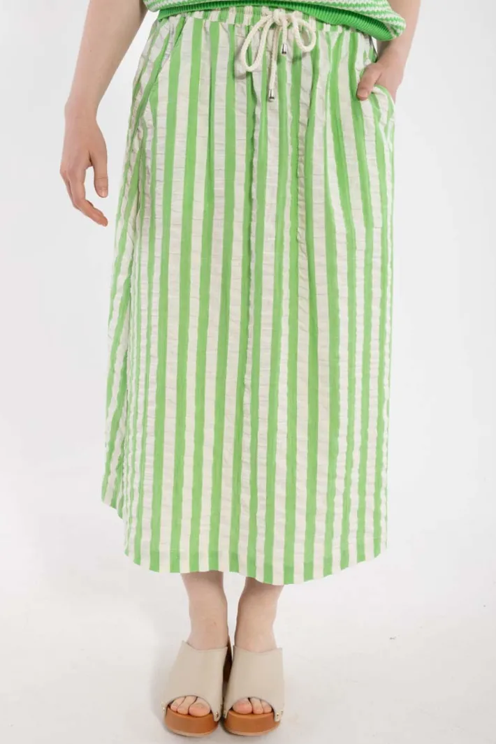 danespresso_seersucker_sk_0.webp Danespresso Seersucker Skirt Bright Green/Chalk