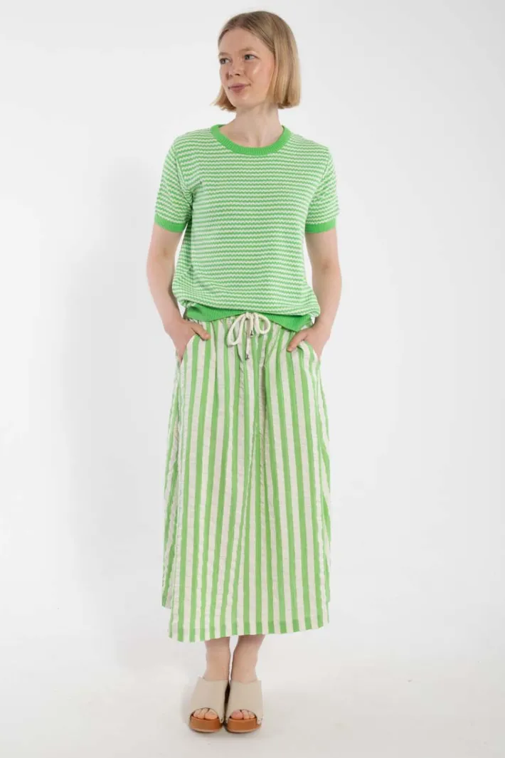 danespresso_seersucker_sk_2.webp Danespresso Seersucker Skirt Bright Green/Chalk