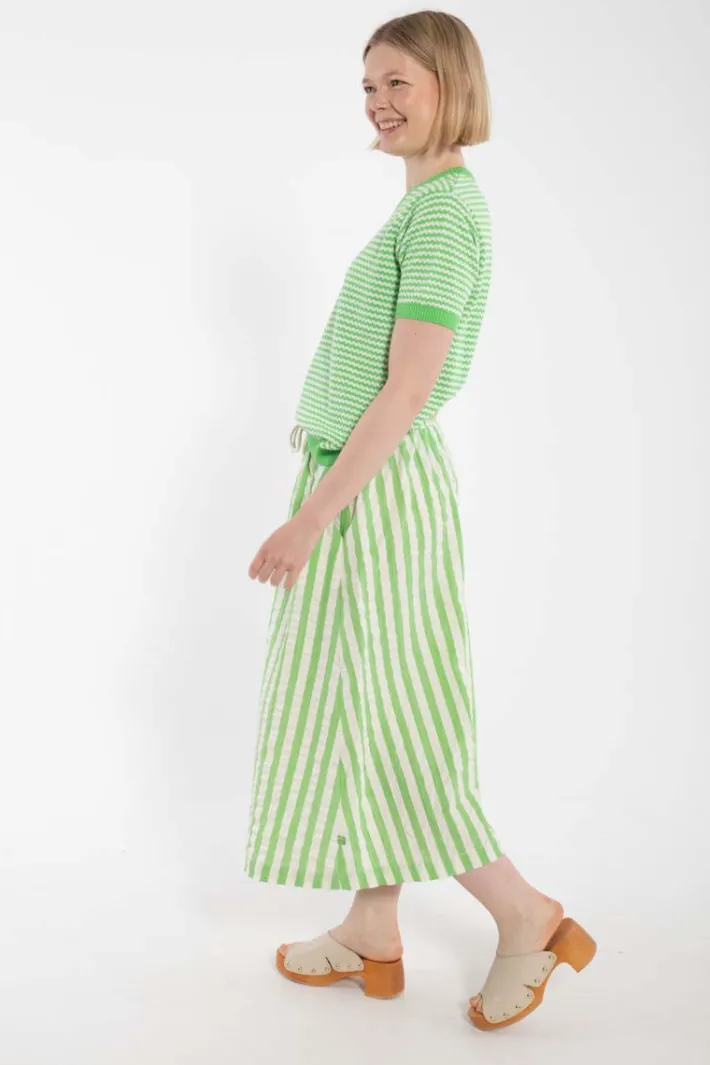 danespresso_seersucker_sk_3.webp Danespresso Seersucker Skirt Bright Green/Chalk