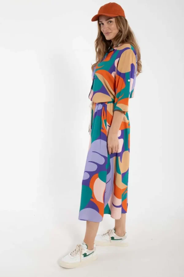 Danespresso Viscose Skirt Cold Purple TROPS