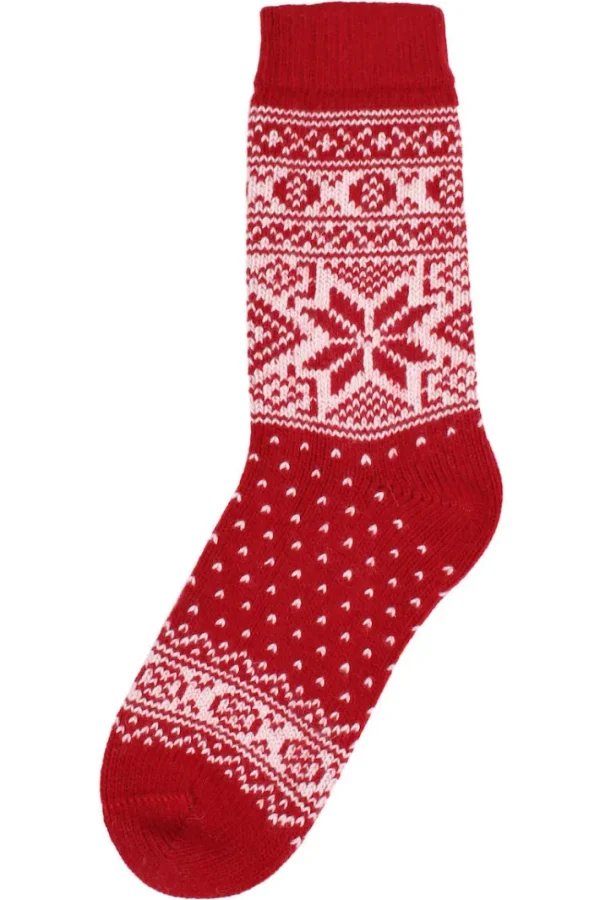 Danestay Warm Wool Socks Red/White