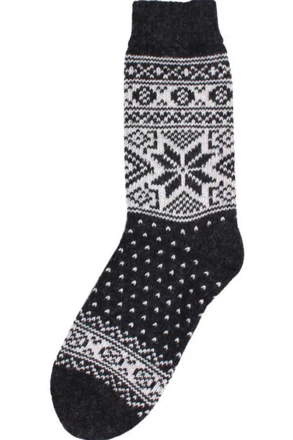 Danestay Warm Wool Socks Anthracite/White