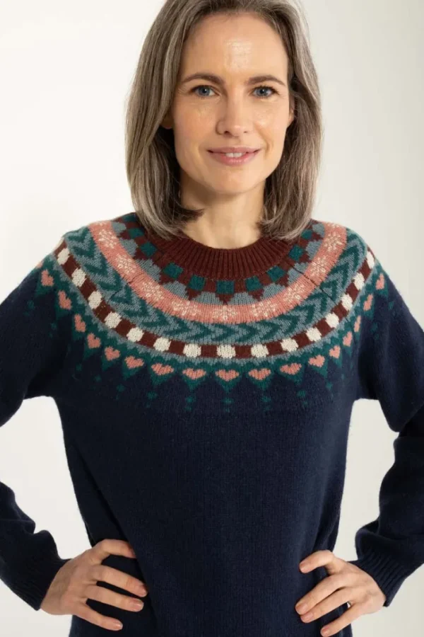 Danesukkertop Wool Sweater Dress Dark Navy