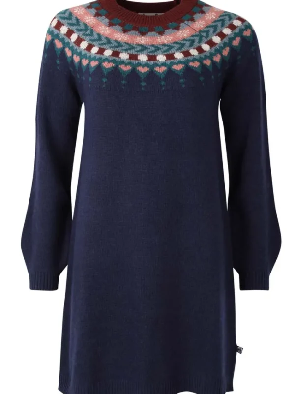 Danesukkertop Wool Sweater Dress Dark Navy
