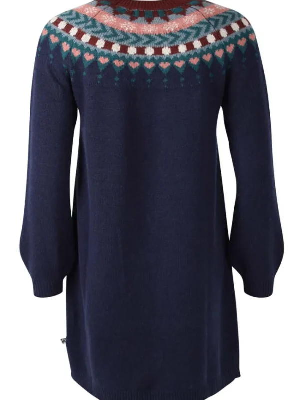 Danesukkertop Wool Sweater Dress Dark Navy