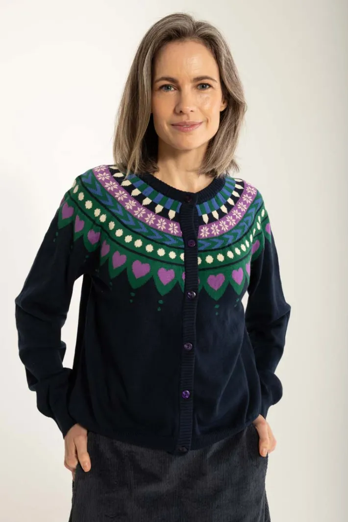 danesweetheart_cotton_kni_0-1.webp Danesweetheart Cotton Knit Cardigan Dark Navy