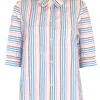 Danesyren SS Searsucker Shirt Multistripe