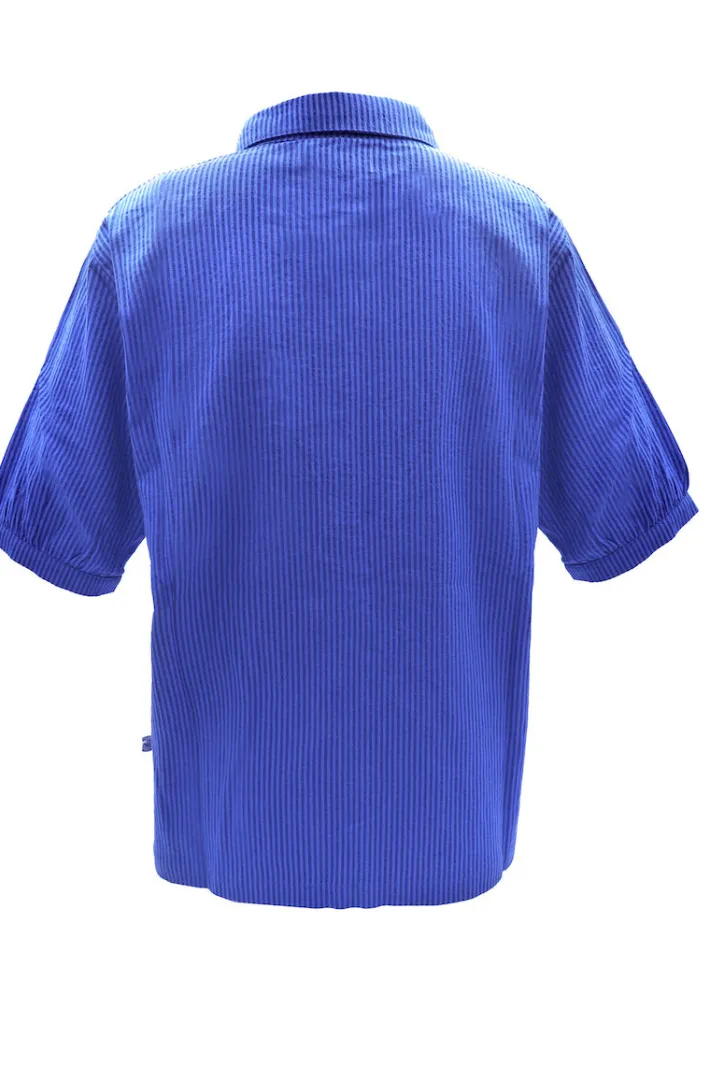 danesyren_ss_searsucker_s_4-1.webp Danesyren SS Searsucker Shirt Deep Marine/Klein Blue
