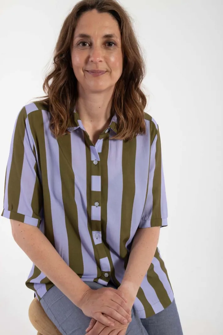 danesyren_ss_viscose_shir_0.webp Danesyren SS Viscose Shirt Purple/Olive