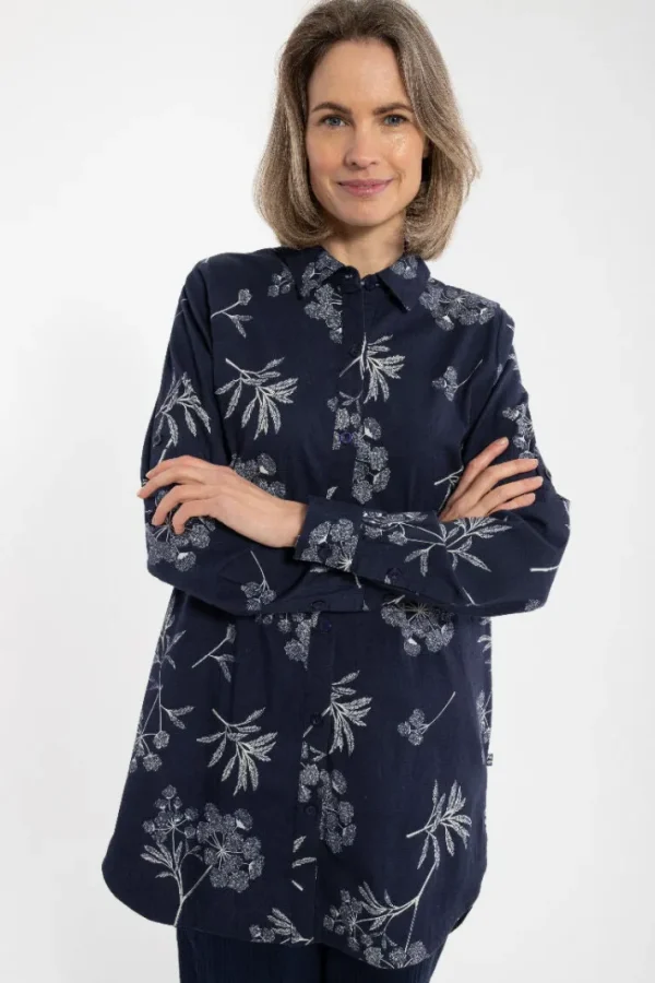 Danetulip Poplin Tunika Dk Navy/Chalk HEMLOCK