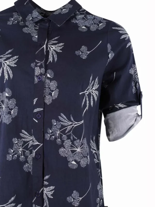 Danetulip Poplin Tunika Dk Navy/Chalk HEMLOCK