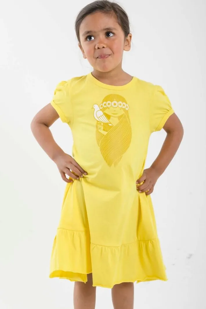 danevesterbro_dress_brigh_0.webp Danevesterbro Dress Bright Yellow LILLMISSLIVER