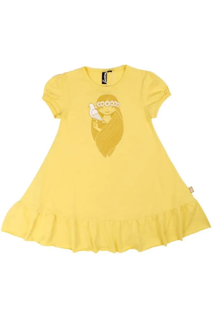 danevesterbro_dress_brigh_1.webp Danevesterbro Dress Bright Yellow LILLMISSLIVER