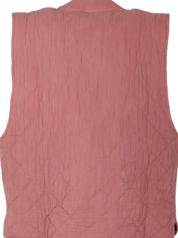 Danevibeke Quilt Vest Antique Rose