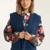 Danevibeke Quilt Vest Deep Blue