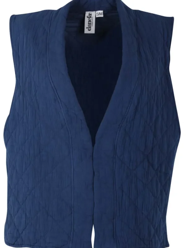 Danevibeke Quilt Vest Deep Blue