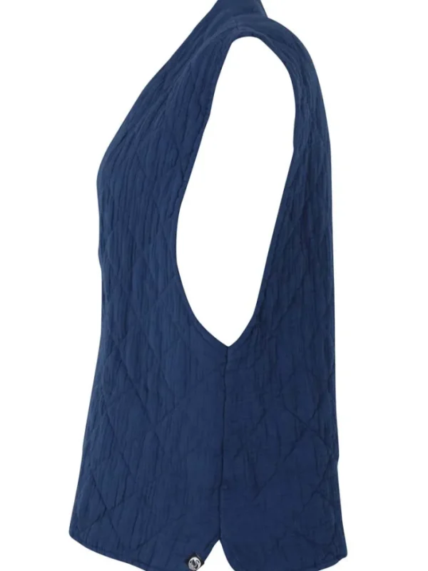 Danevibeke Quilt Vest Deep Blue