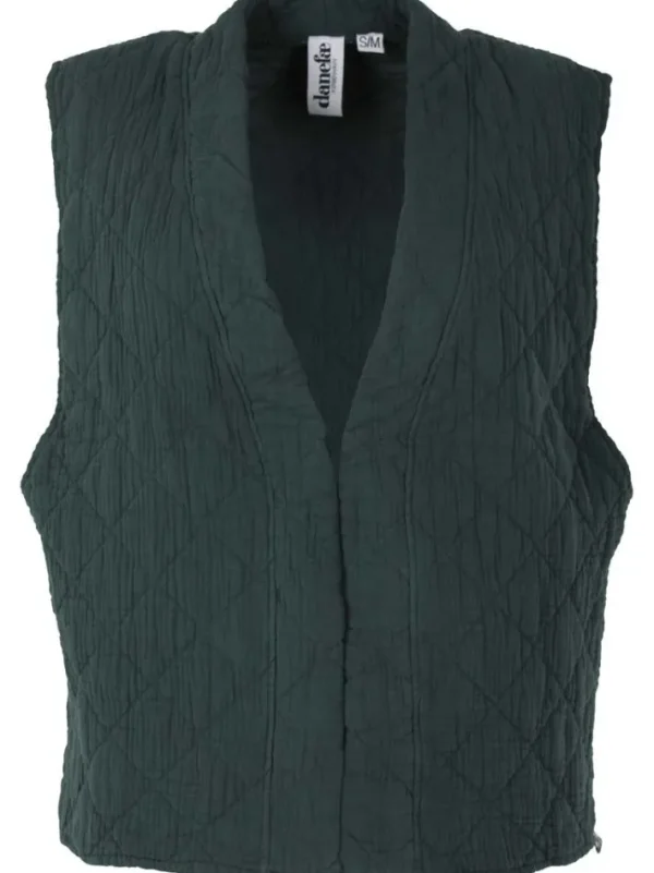 Danevibeke Quilt Vest Dk Forest