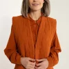 Danevibeke Quilt Vest Ginger