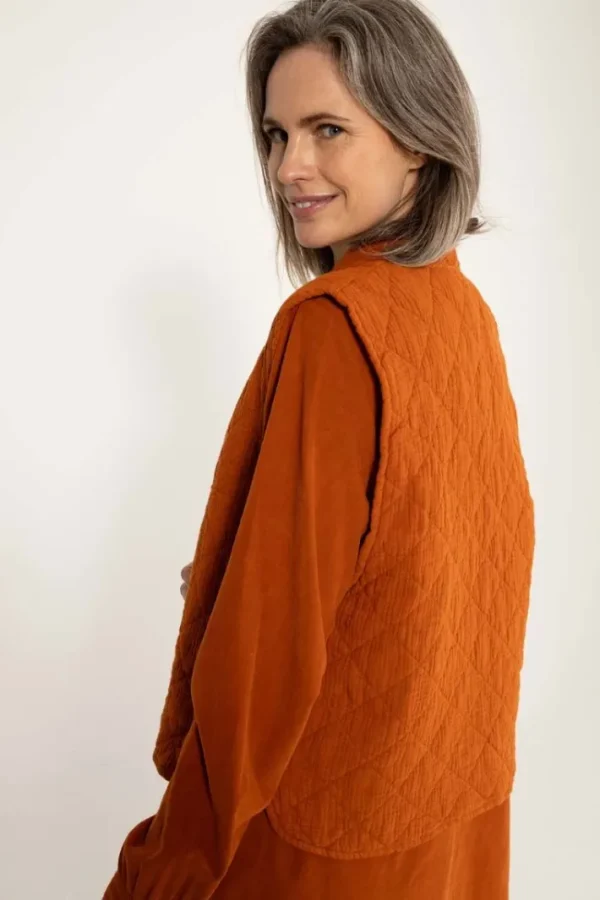 Danevibeke Quilt Vest Ginger