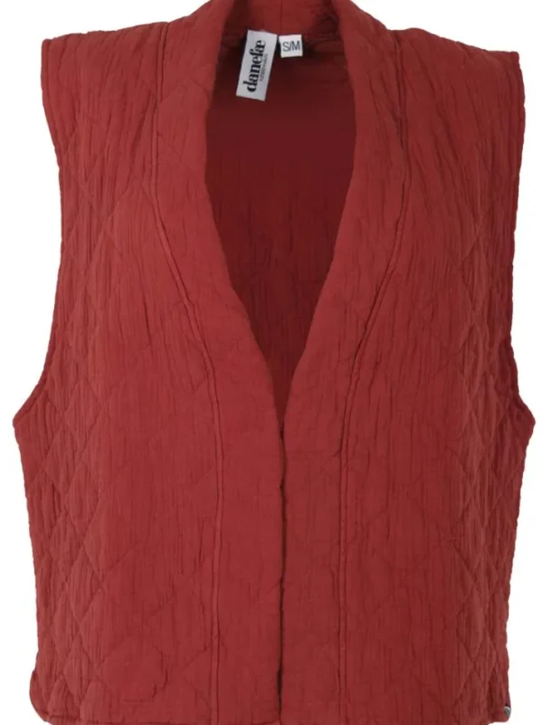 Danevibeke Quilt Vest Swedish Red