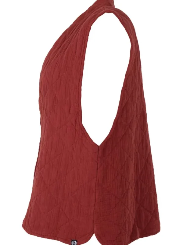 Danevibeke Quilt Vest Swedish Red