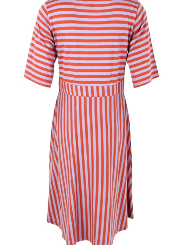 Daneviborg Flat Modal Dress Light Rust/Purple