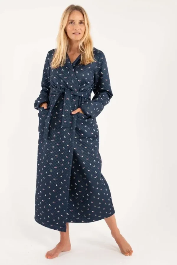 Daneviking Robe Navy MINI FLOWER