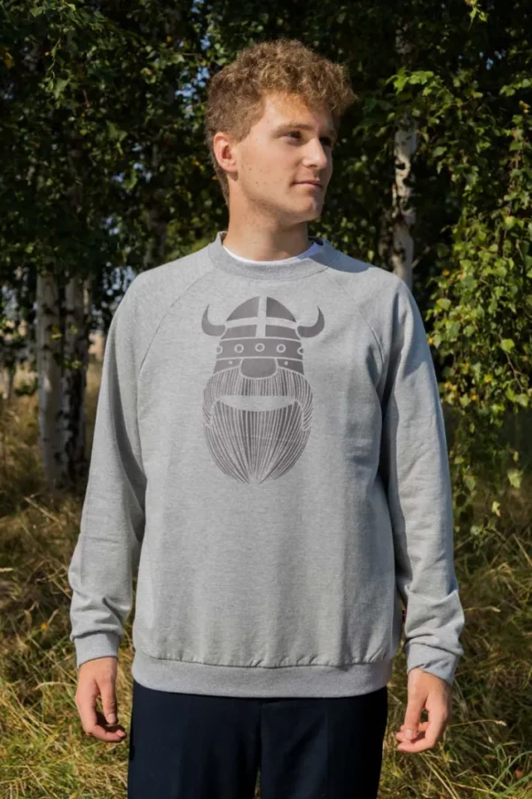 Daneviking Sweat - Grey Melange ERIK