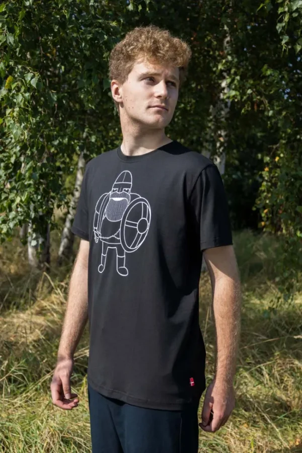 Daneviking Tee Black RAGNAR DIN VEN UNICO