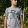 Daneviking Tee Heather Grey BIKING VIKING