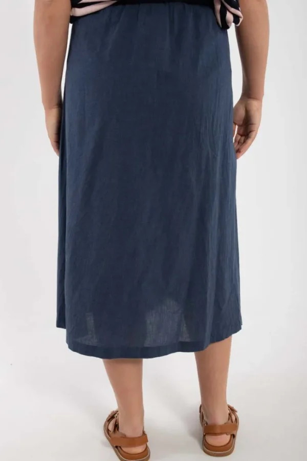 Danevisit Chambrey Skirt Dark Chambrey