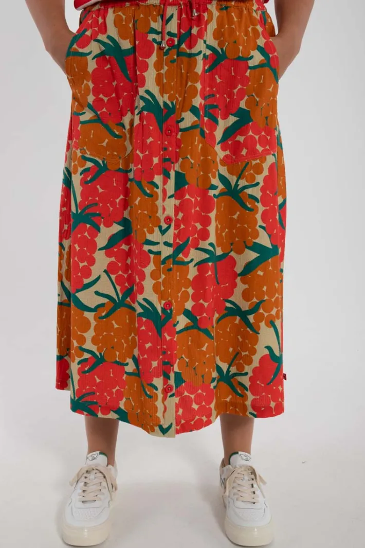 danevisit_searsucker_skir_0.webp Danevisit Searsucker Skirt Beige MAXIBERRY