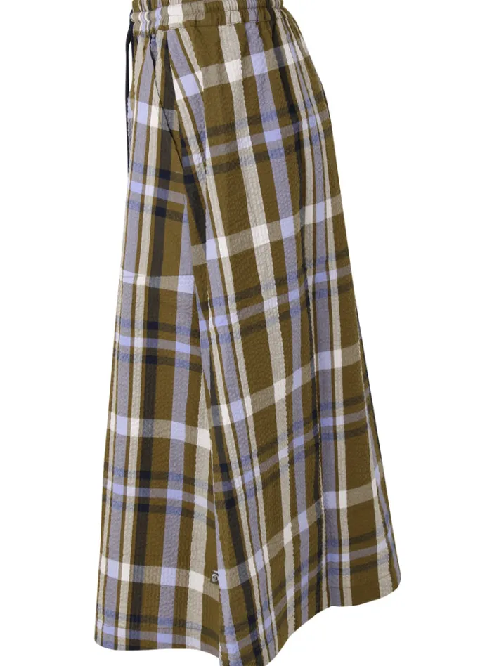 danevisit_searsucker_skir_7-1.webp Danevisit Searsucker Skirt Olive WOVENCHECK