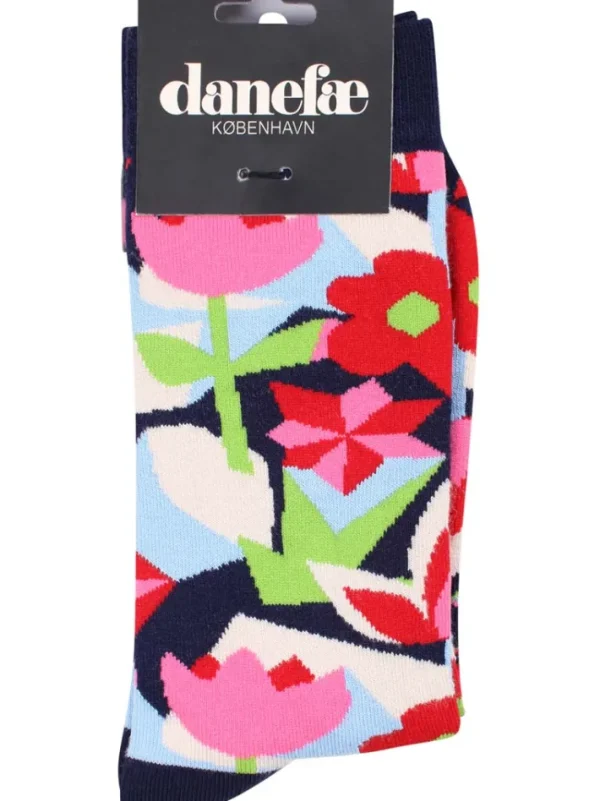 Danewalk With Me Socks Bright Pink GEOFLEUR